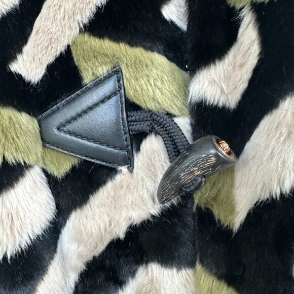 Versace Fur Graphic Coat - Picture 7 of 10